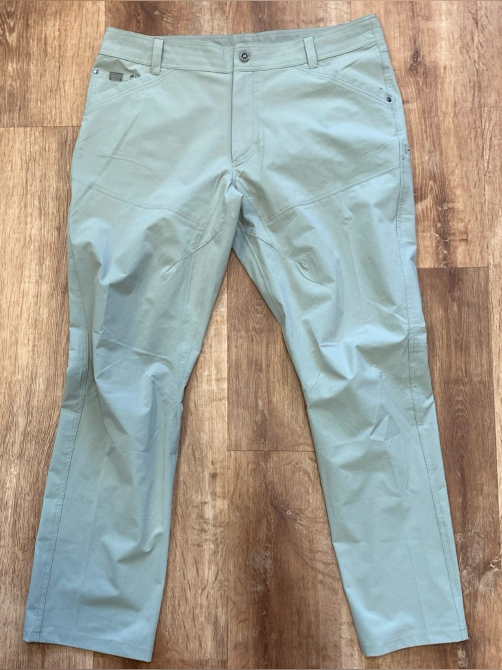 Kuhl Silencr Pant Mens 38x32 Khaki Beige Ripstop Hiking Outdoor Performance
